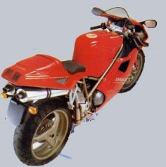 The Ducati 916 has, at its heart, a liquid-cooled, four-stroke, 916cc, 90-degree V-Twin desmodromic engine that was paired to a 