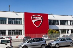 The Ducati Factory, in the Borgo Panigale district some 8km from the centre of Bologna, Italy.