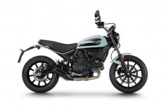 The Ducati Scrambler Sixty2 in Ocean Grey color - yes they bloody well did!!!!