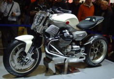 The experimental V12 X, which was shown at the EICMA motorcycle exhibition in Milan in 2009. It hasn't materialized yet, but if it did I'm sure Guzzi would've reached plenty of new buyers.
