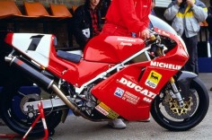 The first Ducati to win the World Superbike championship: Raymond Roche's 851 SP2.