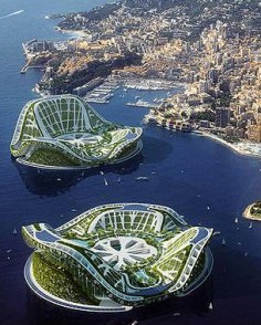 THE FLOATING CITIES OF THE FUTURE.