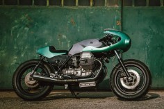 The Fragore Moto Guzzi SP3 Cafe Racer by  and An-Bu Custom Moto. 