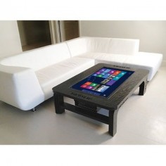 The Giant Coffee Table Touchscreen Computer - Hammacher Schlemmer