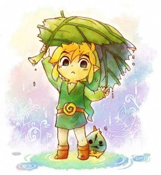 The Legend of Zelda - Wind Waker. I just love Toon Link. He's too cute. :3