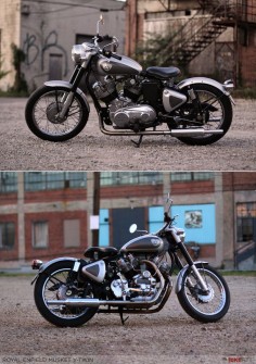The modern-day Royal Enfield has many charms. But a rumbling exhaust note is not one of them. And nor is the ability to smoke rubber, however gently. Ohio-based Aniket Vardhan has found a solution to this problem. There’s no substitute for cubic inches, so he’s mated two 500cc Enfield motors together to create the Musket V-Twin. It’s an extraordinary engineering achievement, and Vardhan now has a solid order book and huge backlog of email enquiries to wade through.