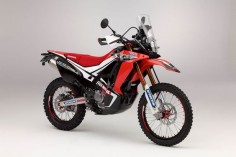 The new Honda CRF250 Rally concept looks just like their factory rally race bike but it's a new street-legal Honda Adventure Bike based on the CRF250L.