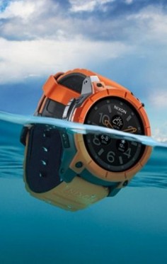 The Nixon Mission smartwatch is billed as the "world's first ultra-rugged action sports smartwatch."