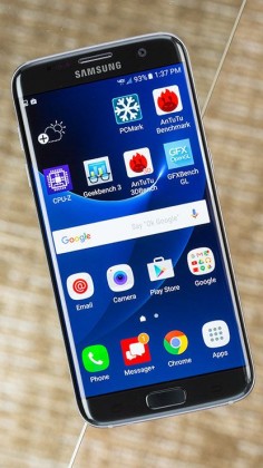 The Samsung Galaxy S7 Edge combines state-of-the-art components with a smart, gorgeous design and a big battery, making it a killer Android smartphone.