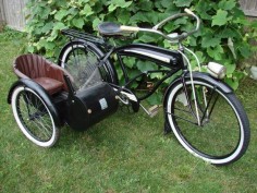 The sidecar is cool, but I like the bicycle it's attached to even more