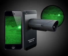 The Snooperscope is a nifty smartphone or tablet accessory for hunters and fishermen seeking night vision. Athletes seeking to capture their accomplishments in the dark. Ghost hunters seeking validation of their obsession. And most of all, snoops se