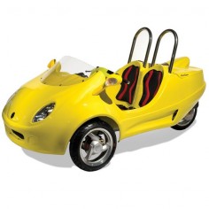 The Three Wheeled Scooter Coupe - Hammacher Schlemmer