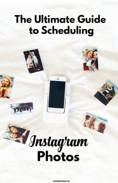 The ultimate guide to scheduling your Instagram photos // By now, you probably know that being on Instagram is massively important for your blog and/or business. You know what's also important? Posting consistently. And posting great  consistently. Doing both of those things can be very overwhelming. But there is actually a super simple way for you to do both: schedule your content.