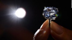 This  blue diamond fetched $ million at auction on November 11, 2015, making it the world's most expensive diamond.