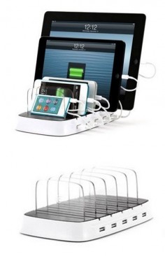 This is great if you have a ton of gadgets. Charge 5 devices from a single power source.