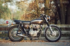 This stealthy Honda CB450 custom looks mostly stock at first glance, but there are a dozen unique touches that make it special.