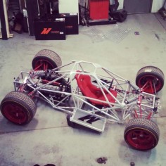 v8 powered adult go kart built by LoveFab Inc - Promoted by The Fab Forums