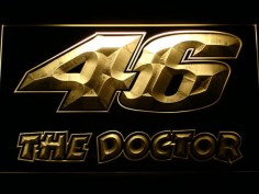 Valentino Rossi 46 The Doctor LED Neon Sign Home by LEDengraver