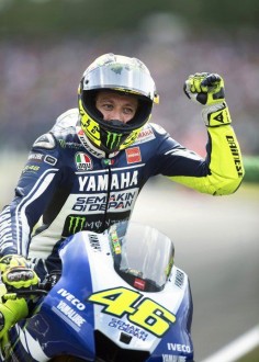 Valentino Rossi, Assen, 2013. After starting fourth, he worked his magic to move up the field, and win by  seconds. His first win in  years after the fiasco with Ducati. The Doctor is back.