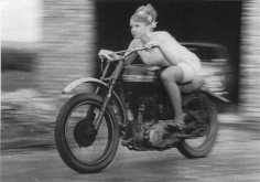 Vintage Biker Chick