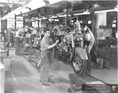 Vintage Harley Davidson factory