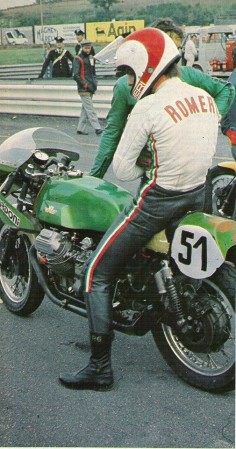 vintage Moto Guzzi racer