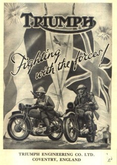 Vintage Old Motorcycles Advertisements