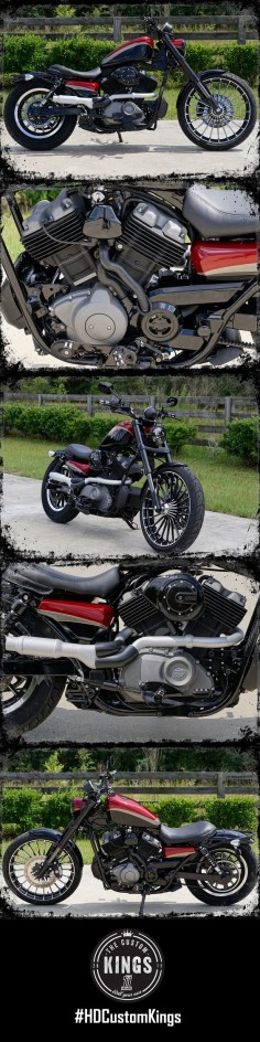 War Horse Harley-Davidson's #HDStreet build features bobber style with Revolution X power. | Harley-Davidson #HDCustomKings
