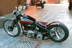 What I ride on Mondays. I need to start the week slow or I burn out and crash by Thursday. 1941 Harley-Davidson Knucklehead