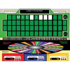 Wheel of Fame for interactive whiteboards creates customizable "Wheel of Fortune" style games for your classroom!