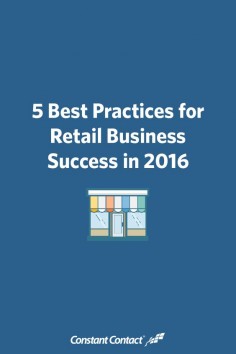 When you own a retail business, there’s never a shortage of improvements to be made — but sometimes the hardest part is knowing where to start.  Here are 5 best practices to give you some direction and help you reach new heights in 2016!