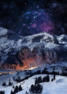 Winter Milky Way ~ Austria