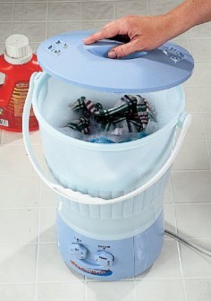 Wonder Washer - a mini washing machine perfect for apartments and other small spaces.