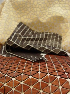 Wooden Mesh - new composite material by Diego Vencato, via Behance