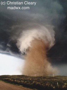 Wray, CO dirt sucker tornado. 5/7/16