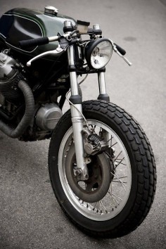 Wrenchmonkees Moto Guzzi. Clearly, I need to save my money for one of their custom bikes. These are beautiful.