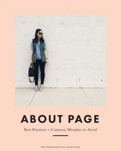 Writing an About Page