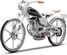 Yamaha Y125 Moegi Concept -- classic looks of a bike, not all the way to motorcycle, cooler than a scooter. if gas gets too high, this might be a great commuter during the warm/nice weather season.