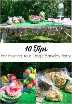 10 Tips For Hosting Your Dog's Barkday Party #pawstosavor #ad #client