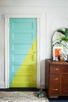 20 Paint-Dipped DIYs to Add Color to a Neutral Room
