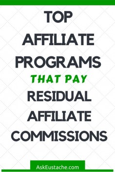 21+ Recurring Affiliate Programs That Pay Residual Commissions  Use the top affiliate programs online and get repeated income per sale!
