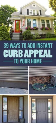 39 Budget Curb Appeal Ideas That Will Totally Change Your Home buy a home buying your first home #homeowner