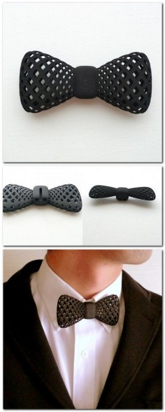 3D Printed Bow Tie by Monocircus We Love innovation at The Capozzi Salon