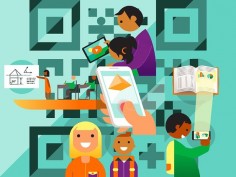 5 Ways to Use Scannable Tech in the Math Classroom Using QR codes and AR, math teachers can connect to tutorials, make their word wall interactive, share student work, explore 3D shapes, and update old textbooks.
