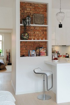 59 Cool Interiors With Exposed Brick Walls | DigsDigs