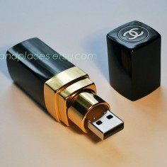 A Lipstick USB Drive For Ladylike Secret Agents
