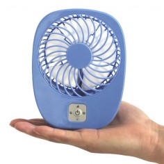 A portable, rechargeable fan that you can keep in your purse, on your desk, or pretty much anywhere you go.