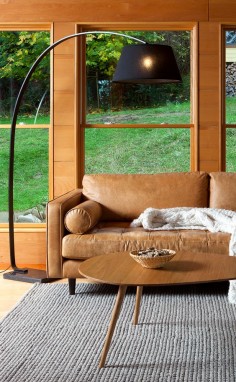 A warm retreat.   SVEN sofa AMOEBA coffee table ALAYA rug WILLO lamp (coming soon!)