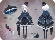 Adoptable ~ Evil Lady [SOLD!] by Rini-tan on deviantART