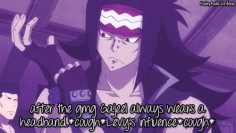 after the gmg Gajeel always wears a *cough*Levy’s influence*cough* – submitted by @itsvivakiworld